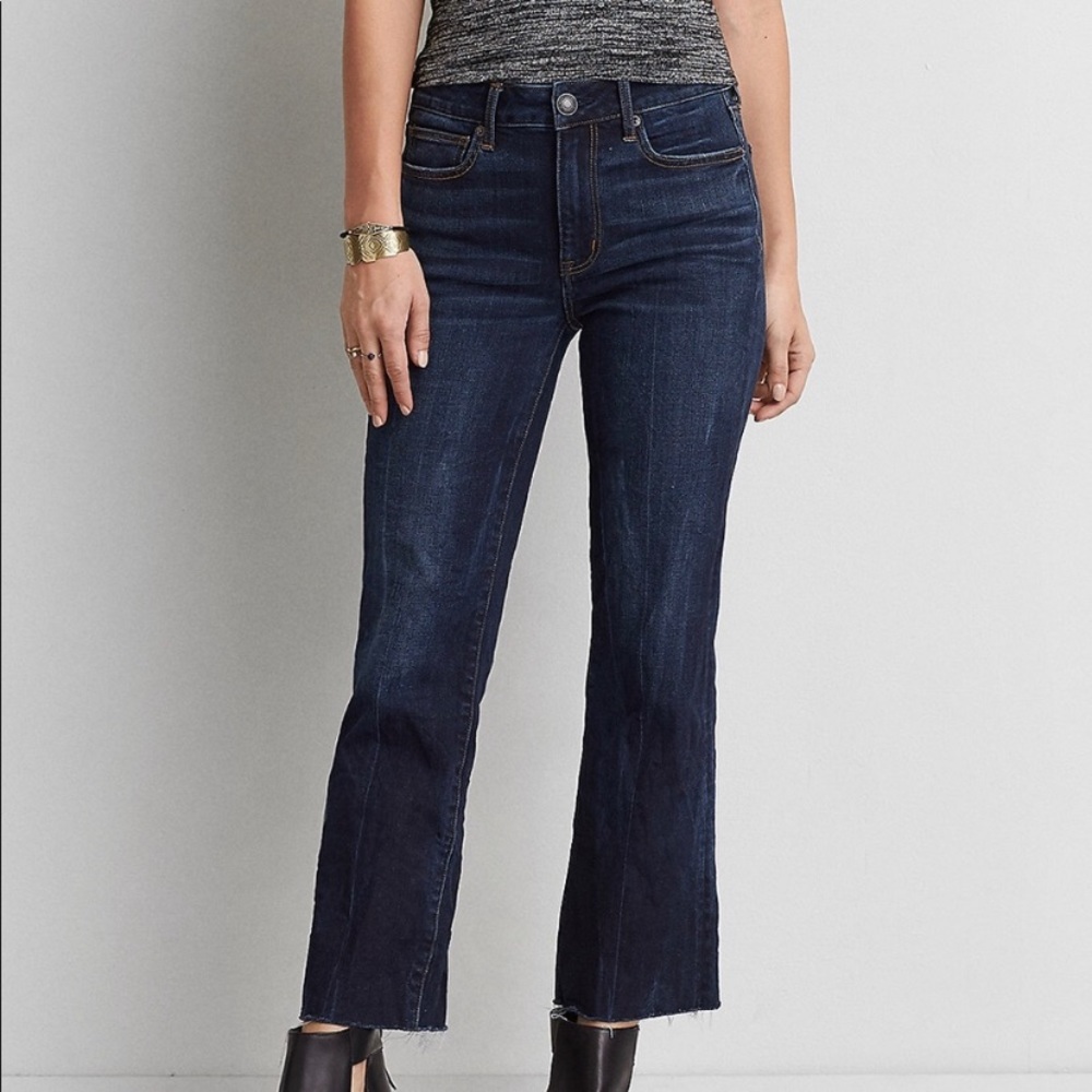 American Eagle Hi-Risecrop Jeans - image 1